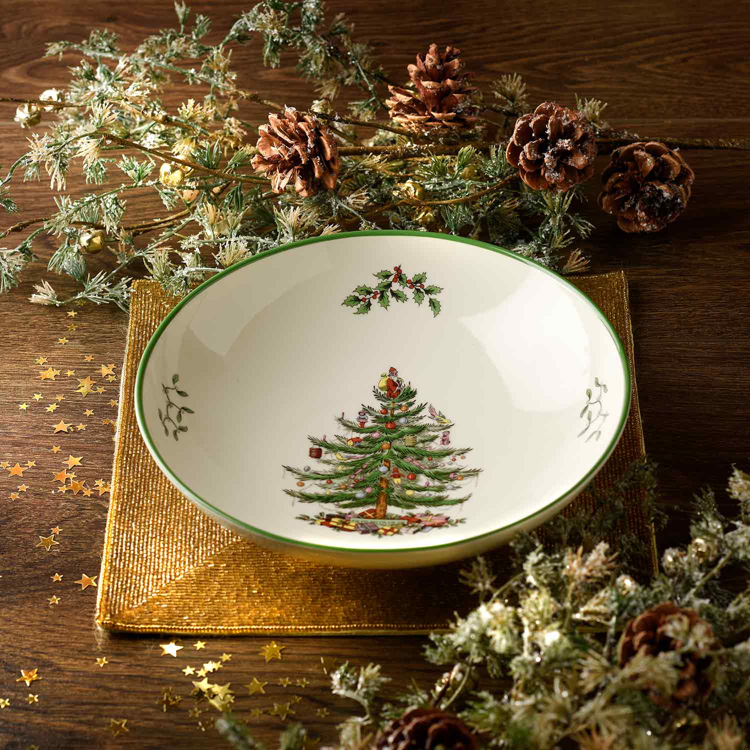 Christmas Tree Pasta Bowl image number null